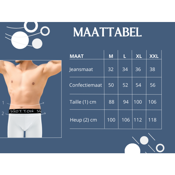 Boxershort - SQOTTON® - Basic - Wit