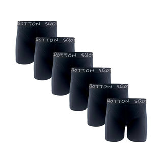 Heren boxershorts 6 stuks Basic/Zwart