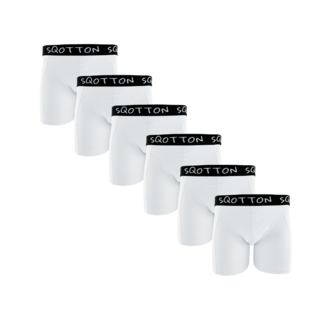 Heren boxershorts 6 stuks Basic/Wit