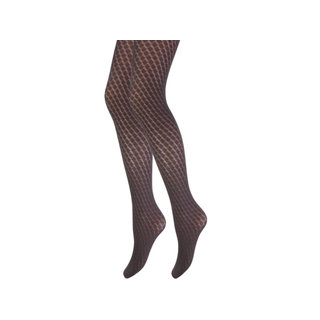 Fashion panty met wafelmotief mokka