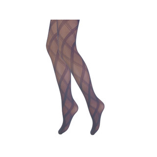Panty ruit motief 15 Den mokka