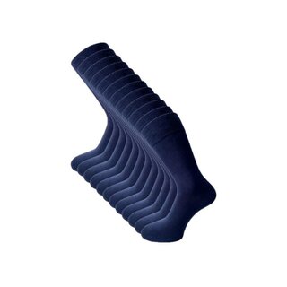 12 paar Herensokken naadloos donkerblauw