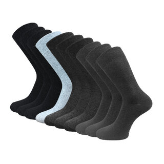 10 paar Basic Sokken grey-Pack