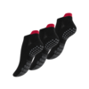3 Paar STARK SOUL® Sneakersokken met antislipzool Zwart