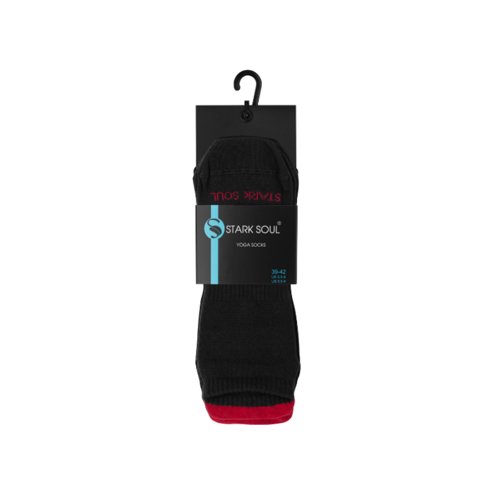 3 Paar STARK SOUL® Sneakersokken met antislipzool Zwart