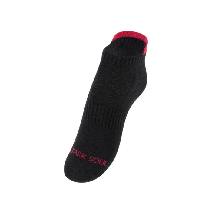 3 Paar STARK SOUL® Sneakersokken met antislipzool Zwart