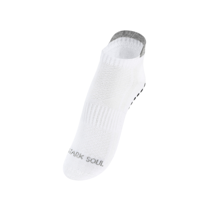 3 Paar STARK SOUL® Sneakersokken met antislipzool Wit