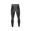 Performance Sportbroek heren lang thermobroek runningbroek zwart/grijs