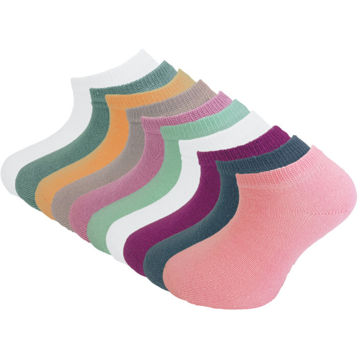 10 paar Sneakersokken - Meisjes - Funny