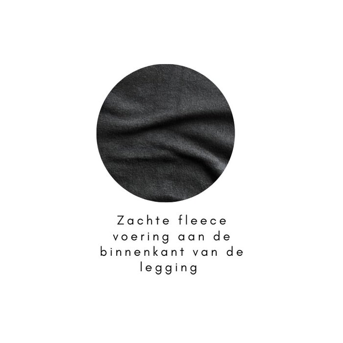 Meisjes legging sterretjes zwart/zilver