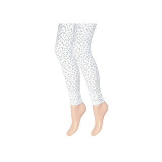 Kinderlegging luipaard print wit-grijs