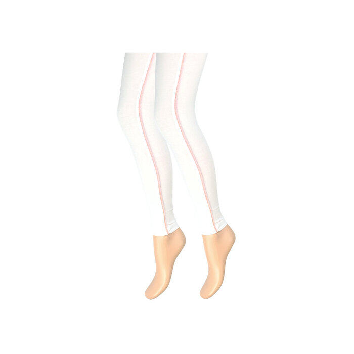 Kinderlegging glitterstreep wit-roze