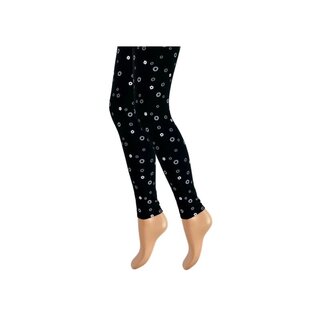 Kinderlegging gebloemd zwart-wit