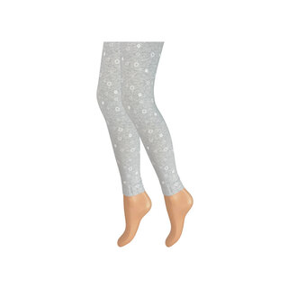 Kinderlegging gebloemd grijs-wit