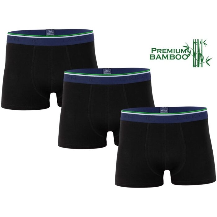 Heren boxershort  Bamboe Ondergoed Zwart