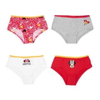 4 Pack Meisjes slips Minnie Mouse mix