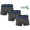 3 stuks Heren boxershort  Bamboe Ondergoed Antraciet