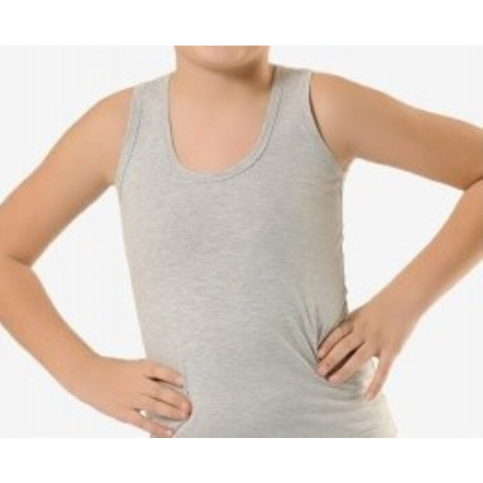 3 stuks Bonanza Regular jongens onderhemd grijs