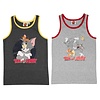 2 pack Jongens onderhemden Tom and Jerry grijs