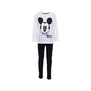 Kinderpyjama Mickey Mouse zwart/wit