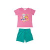 Kinderpyjama shortama Paw Patrol roze/turqoise