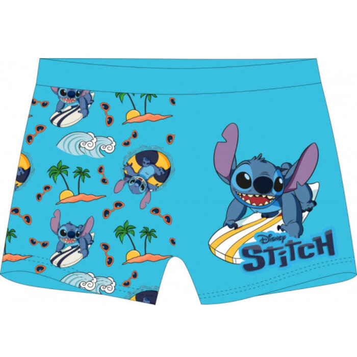 Stitch zwembroek blauw