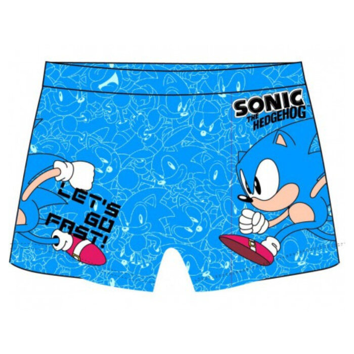 Sonic zwembroek blauw