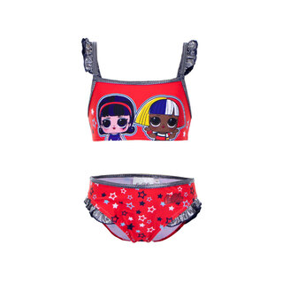 Meisjes bikini L.O.L. surprise rood