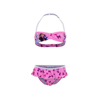 Meisjes Bikini Frozen anna en elsa roze/wit