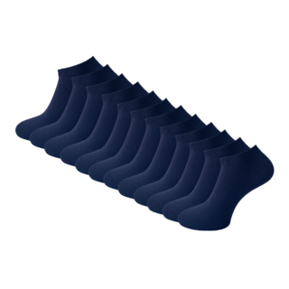 12 paar Sneakersokken - Naadloos - Marineblauw