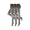 Corrigerende panty 3 stuks 30 den platinagrijs