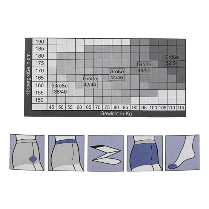 Panty 5 stuks klassiek 30 den half doorzichtig diamant