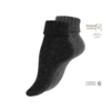 2 paar dames wollen sokken met Alpacawol Zwart/Antraciet
