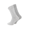 2 paar Noorse wollen sokken Unisex Grijs mix