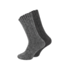 2 paar Noorse wollen sokken Unisex Antraciet mix