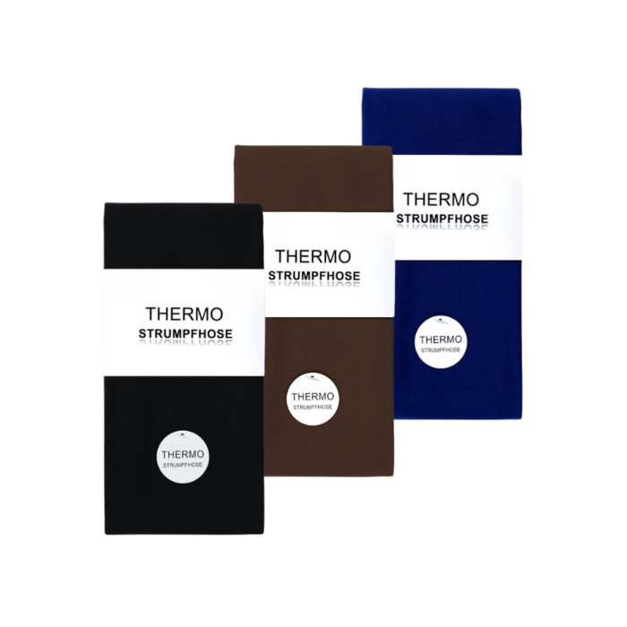 3-Pack Dames Thermo maillot Zwart/Bruin/Blauw