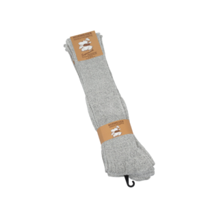 3 Paar Noorse kniekousen Lichtgrijs