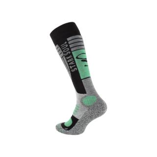 Skisokken Snowboardsokken Zwart/Groen