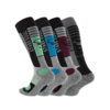 4-Pack Skisokken Snowboardsokken Multicolor