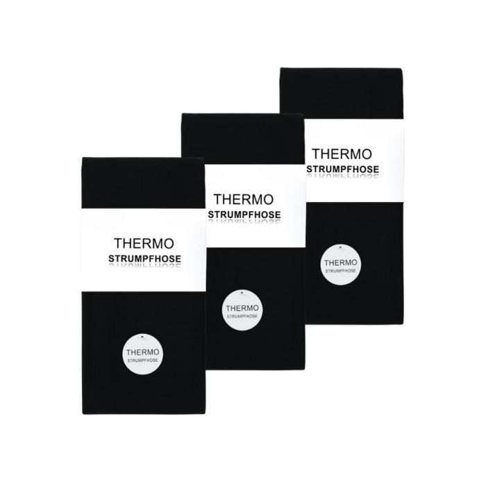 3-Pack Dames Thermo maillot Zwart