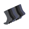 8 pack diabetes sokken Zonder elastische boord Naadloos Blauw/Gijs Mix