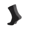 2 paar Wollen sokken met Alpacawol Fijn gebreid Unisex Antraciet-Grijs