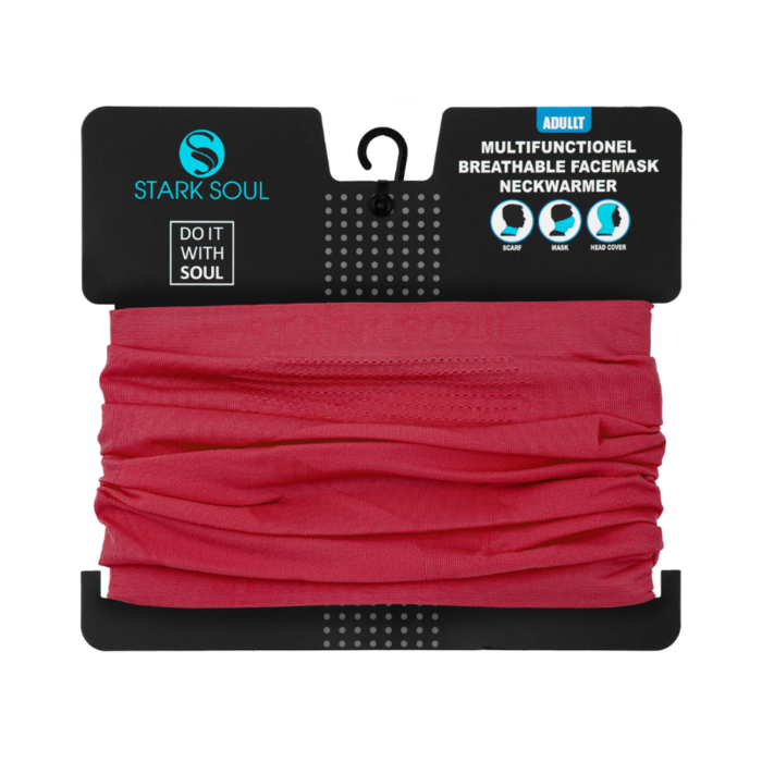 Multifunctioneel Nekwarmer met ademende mesh-voering Holly-berry