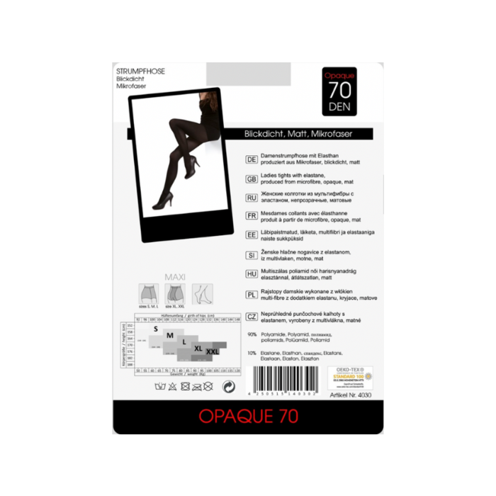 Panty 70 denier Blikdichte panty Bordeauxrood