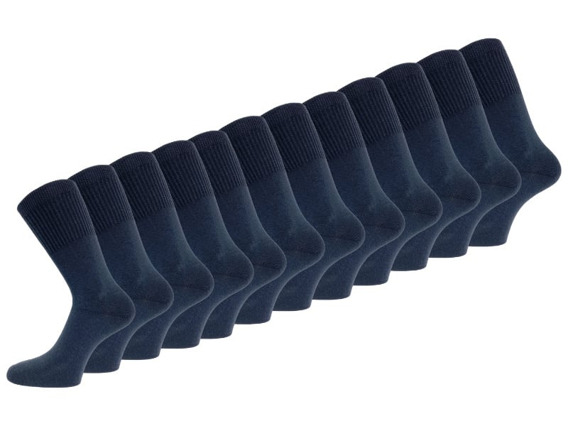 12 paar Niet knellende sokken Drukvrije boord Basic Antraciet