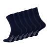 6 paar Bamboe sokken Naadloos  Marineblauw