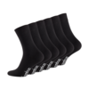 6 paar Bamboe sokken Naadloos Zwart