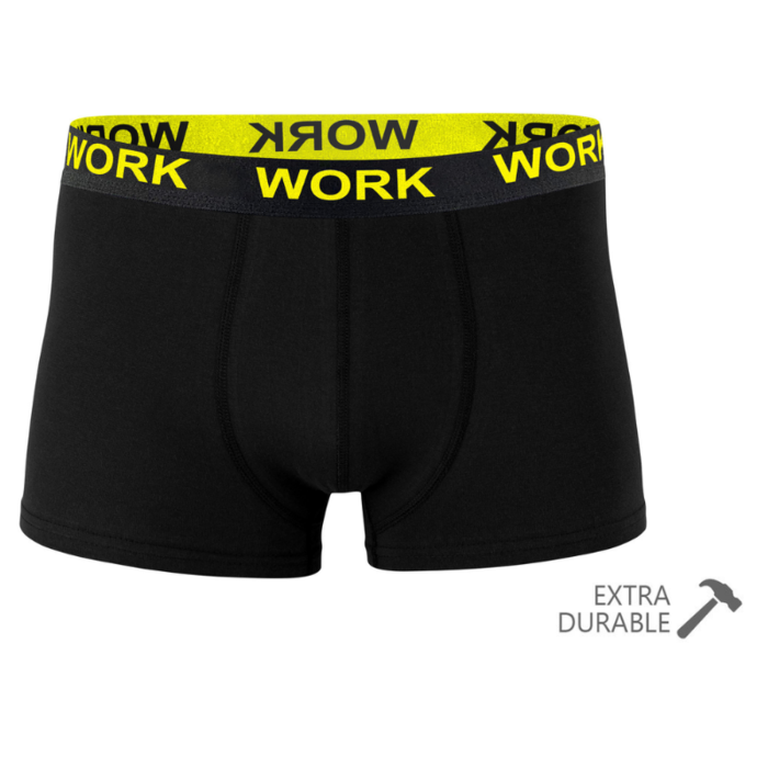 4 stuks Heren boxershort Work Katoen Zwart