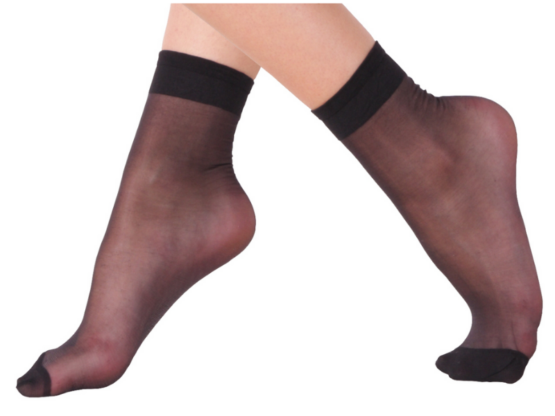 5 paar Dames panty sokjes 20 Denier Zwart