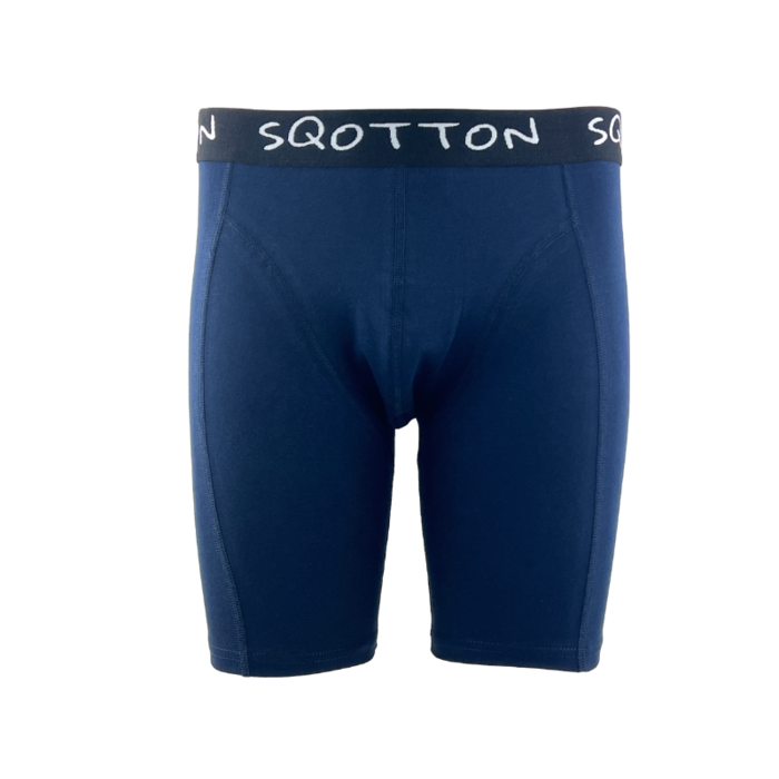 Heren boxershort Lange Pijp Marineblauw